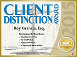 Client Distinction Award | Roy Graham, Esq. | 2015